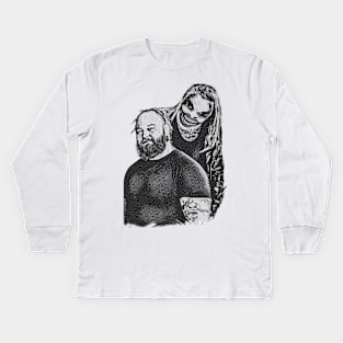 Bray Wyatt - Simple Engrved Kids Long Sleeve T-Shirt
